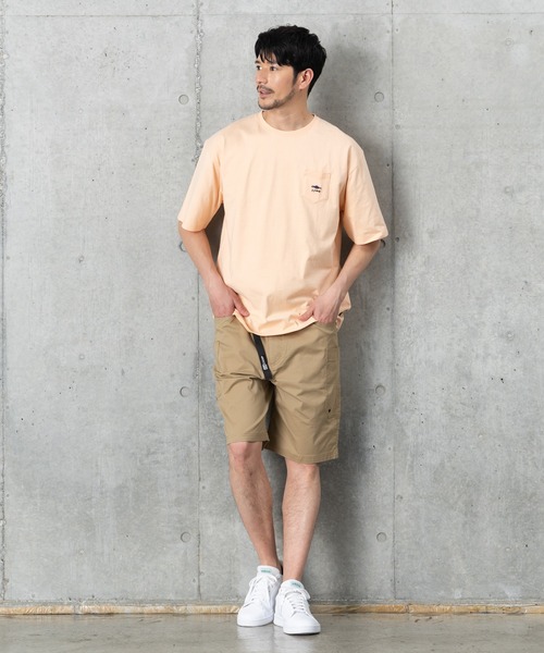 J.J camp(ジェイジェイキャンプ)の「J.J CAMP 防蚊・防汚・UVカット ペンギンプリントTシャツ(Tシャツ/カットソー・メンズ・オレンジ/ライトイエロー/ホワイト・XL/M/L/S/XS)」の4枚目の写真