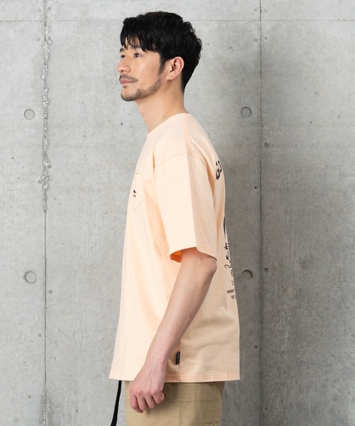 J.J camp(ジェイジェイキャンプ)の「J.J CAMP 防蚊・防汚・UVカット ペンギンプリントTシャツ(Tシャツ/カットソー・メンズ・オレンジ/ライトイエロー/ホワイト・XL/M/L/S/XS)」の7枚目の写真