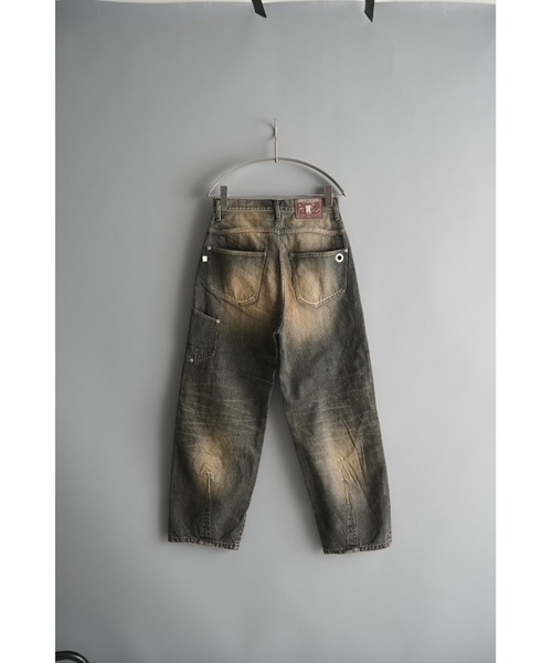 FAF（フェイク アス フラワーズ）の「NEWCOMMUNE Baggy Denim Pants（デニムパンツ・メンズ・ブラック/インディゴブルー・2/1）」の6枚目の写真