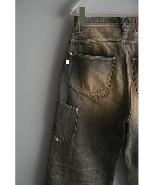 FAF（フェイク アス フラワーズ）の「NEWCOMMUNE Baggy Denim Pants（デニムパンツ・メンズ・ブラック/インディゴブルー・2/1）」の10枚目の写真