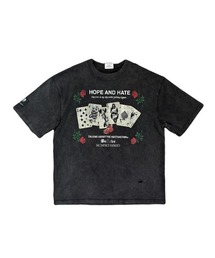 【TALKING ABOUT THE ABSTRACTION】HOPE&HATE TEE / ブラック [26SS-T-019]
