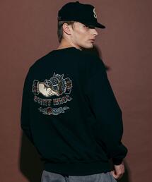 Schott(ショット)の「Schott ショット CREW SWEAT SHAKE HAND HORSE クルースウェット シェイクハンドホース(スウェット)」