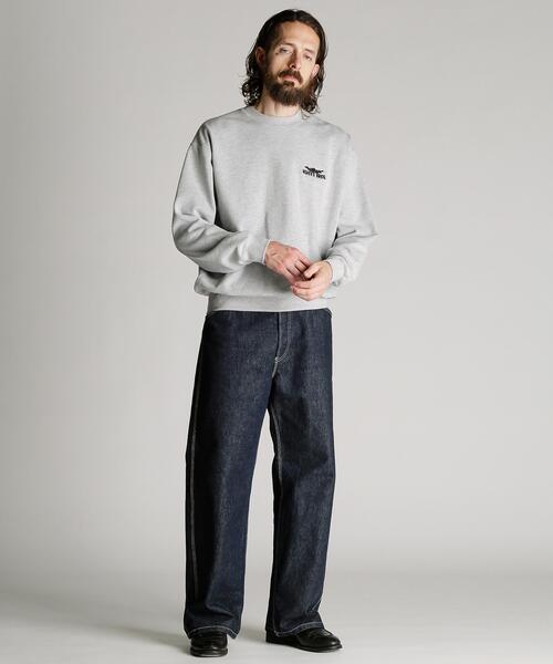 Schott(ショット)の「Schott/ショット/CREW SWEAT SHAKE HAND HORSE/クルースウェット シェイクハンドホース(スウェット・メンズ・グレー/ブラック/ブラウン・M/L/XL/2XL)」の16枚目の写真