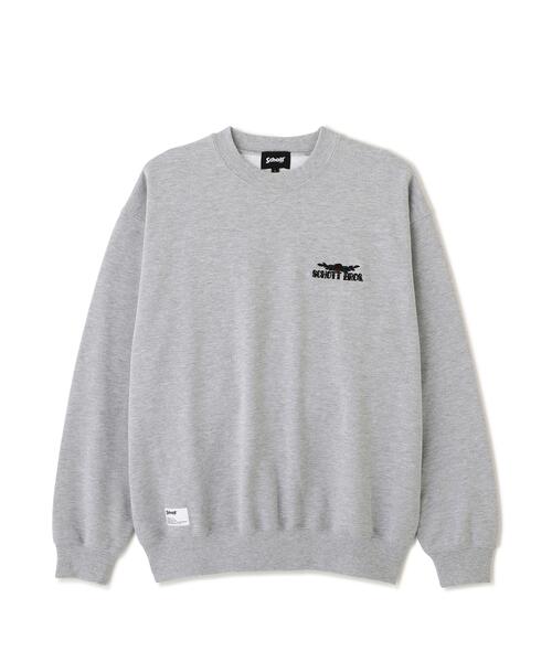 Schott(ショット)の「Schott/ショット/CREW SWEAT SHAKE HAND HORSE/クルースウェット シェイクハンドホース(スウェット・メンズ・グレー/ブラック/ブラウン・M/L/XL/2XL)」の18枚目の写真