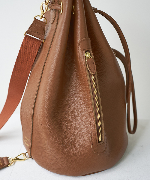 YOUNG&OLSEN The DRYGOODS STORE（ヤングアンドオルセン）の「Y&O（ヤングアンドオルセン） 別注  Sac Marine（ショルダーバッグ・メンズ・ネイビー/ブラウン系その他・FREE）」の7枚目の写真