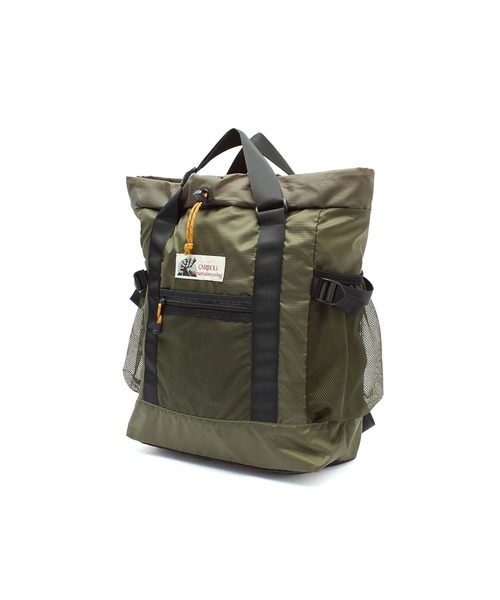 Caribou(カリブー)の「(CARIBOU Mountaineering)LIGHT WEIGHT PACK TOTE(バックパック/リュック・レディース・ブラック/オリーブ・ONE SIZE)」の7枚目の写真