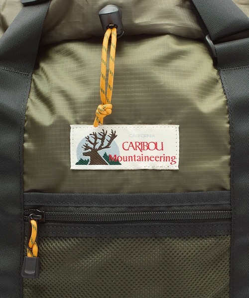 Caribou(カリブー)の「(CARIBOU Mountaineering)LIGHT WEIGHT PACK TOTE(バックパック/リュック・レディース・ブラック/オリーブ・ONE SIZE)」の10枚目の写真