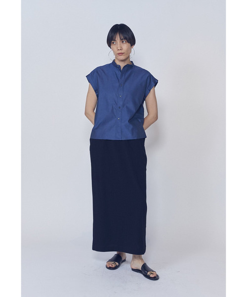 TICCA(ティッカ)の「<TICCA(ティッカ)>別注フレンチシャツブラウス(シャツ/ブラウス・レディース・ブルー系その他3・FREE)」の3枚目の写真