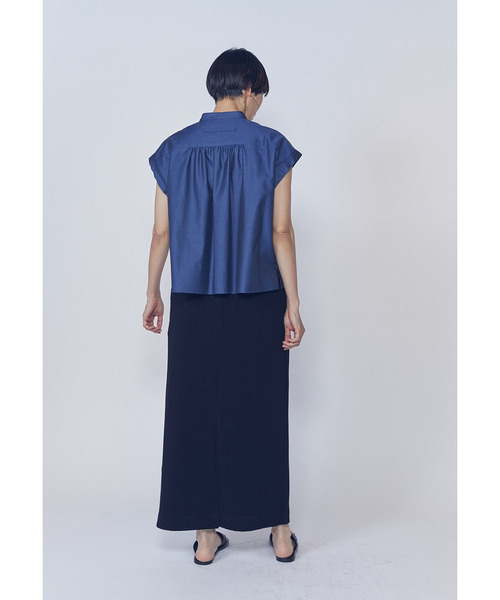 TICCA(ティッカ)の「<TICCA(ティッカ)>別注フレンチシャツブラウス(シャツ/ブラウス・レディース・ブルー系その他3・FREE)」の4枚目の写真