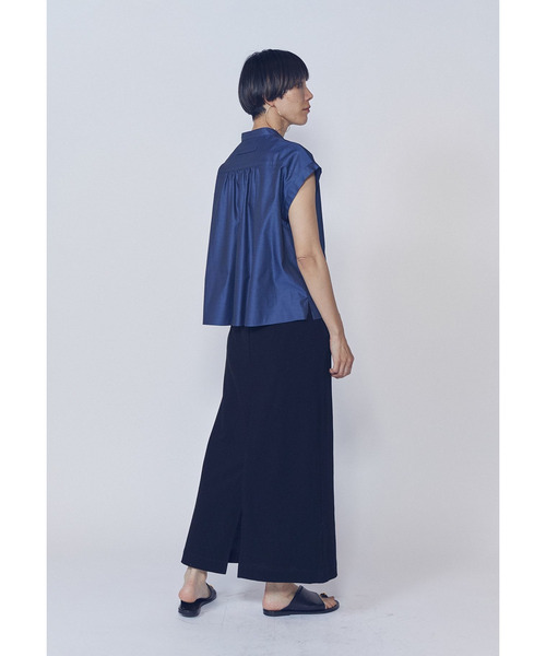 TICCA(ティッカ)の「<TICCA(ティッカ)>別注フレンチシャツブラウス(シャツ/ブラウス・レディース・ブルー系その他3・FREE)」の5枚目の写真