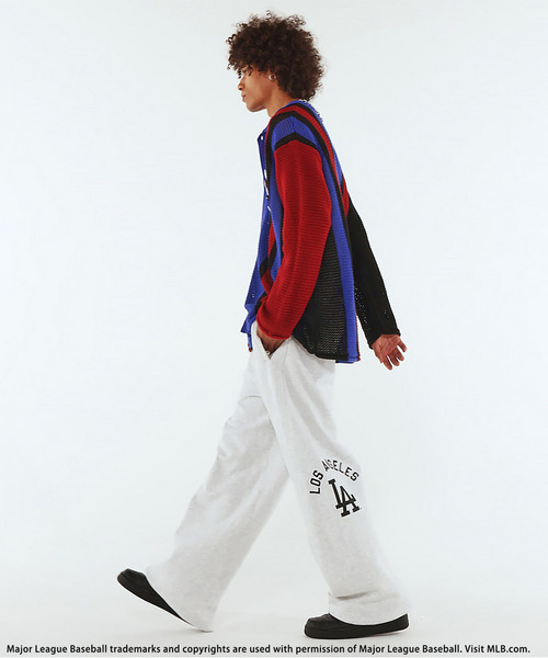 BACK TO THE FIELD（バック トゥー ザ フィールド）の「【MLB】Paneled sweatpants（スウェットパンツ・メンズ・ネイビー/ブラック/グレー・MEDIUM）」の10枚目の写真