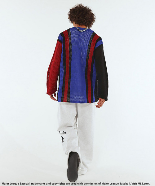 BACK TO THE FIELD（バック トゥー ザ フィールド）の「【MLB】Paneled sweatpants（スウェットパンツ・メンズ・ネイビー/ブラック/グレー・MEDIUM）」の11枚目の写真