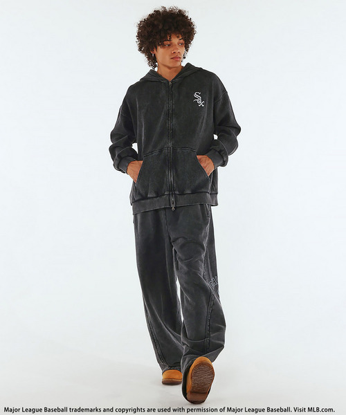 BACK TO THE FIELD（バック トゥー ザ フィールド）の「【MLB】Paneled sweatpants（スウェットパンツ・メンズ・ネイビー/ブラック/グレー・MEDIUM）」の17枚目の写真