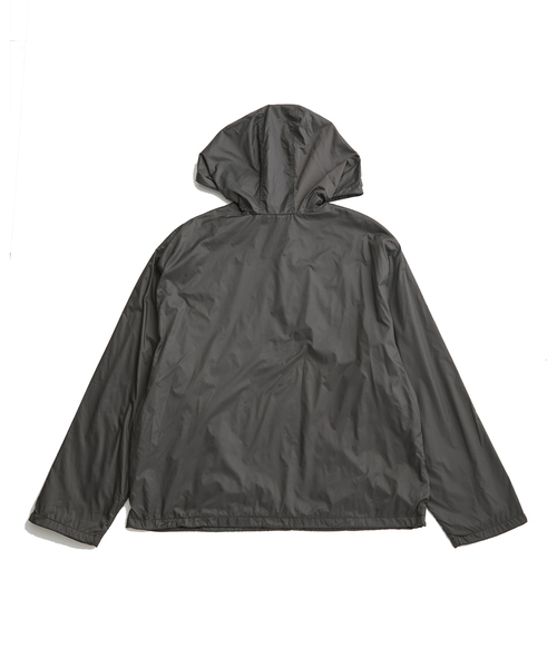 AMOMENTO アモーメント ナイロン スプリングコート N632 セール】【AMOMENTO/アモーメント】GLOSSY NYLON HALF ZIP UP JUMPER