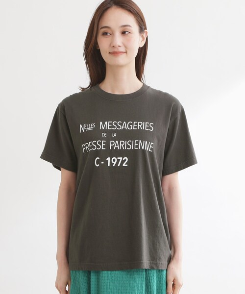 Reflect(リフレクト)の「【REGENCY WORKS/Reflect別注カラーあり】ロゴTシャツ(Tシャツ/カットソー・レディース・オフホワイト/ダークグレー・00)」の14枚目の写真