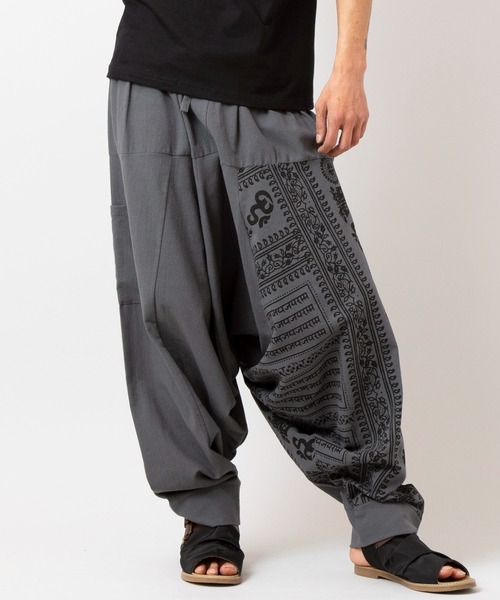 チャイハネ（チャイハネ）の「【チャイハネ】シャントムMEN'Sサルエルパンツ（その他パンツ・メンズ・ホワイト/ブラック/グレー・FREE）」の3枚目の写真