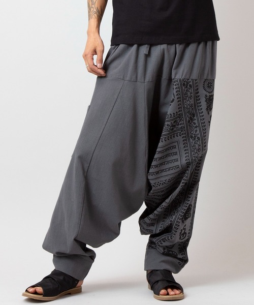 チャイハネ（チャイハネ）の「【チャイハネ】シャントムMEN'Sサルエルパンツ（その他パンツ・メンズ・ホワイト/ブラック/グレー・FREE）」の9枚目の写真