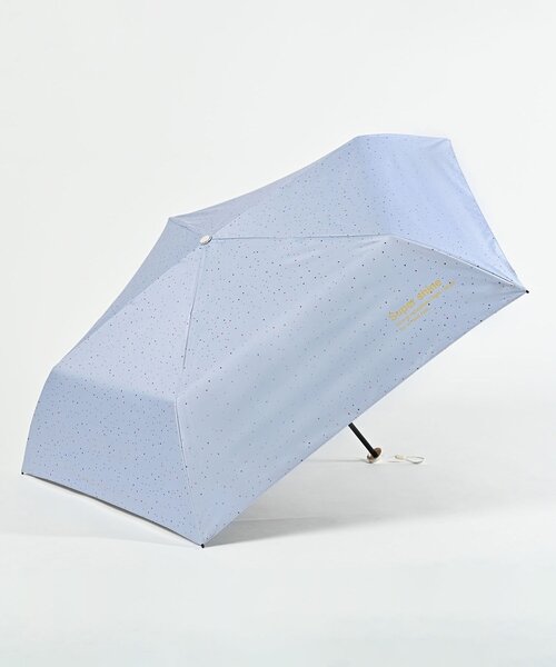 BIRTHDAY BAR(バースデイバー)の「≪UV対策/遮熱・遮光≫ Super shine カラードット 晴雨兼用折りたたみ傘/軽量(折りたたみ傘・レディース・ブルー/ピンク/アイボリー・0)」の2枚目の写真