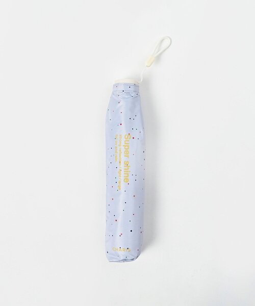 BIRTHDAY BAR(バースデイバー)の「≪UV対策/遮熱・遮光≫ Super shine カラードット 晴雨兼用折りたたみ傘/軽量(折りたたみ傘・レディース・ブルー/ピンク/アイボリー・0)」の6枚目の写真
