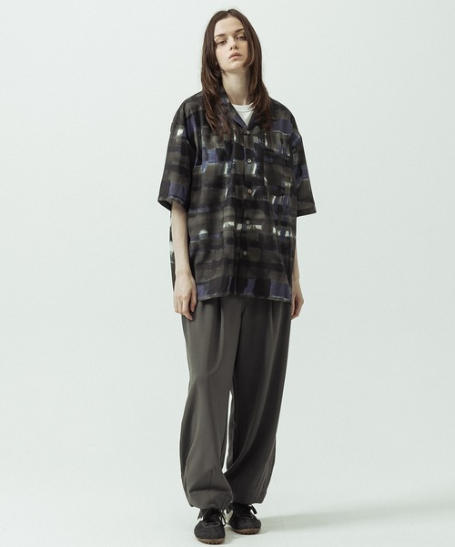 SLICK(スリック)の「【SLICK/スリック】Abstract Printed Open Collar Shirt/アブストラクトプリントオープンカラーシャツ(シャツ/ブラウス・メンズ・ブラウン/ベージュ・3/2/1)」の22枚目の写真