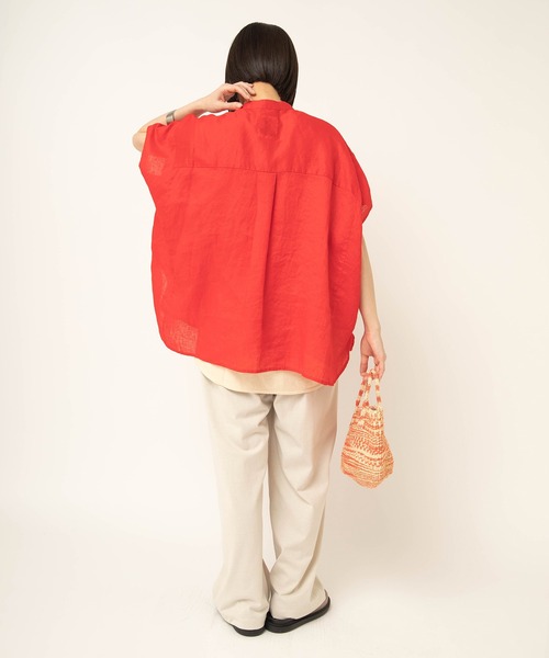 RNA-N（アールエヌエーエヌ）の「R4466 イージーカットタックパンツ（その他パンツ・レディース・グレイッシュベージュ/ブラウン/チャコール・FREE）」の19枚目の写真
