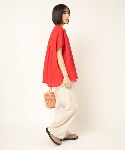 RNA-N（アールエヌエーエヌ）の「R4466 イージーカットタックパンツ（その他パンツ・レディース・グレイッシュベージュ/ブラウン/チャコール・FREE）」の18枚目の写真