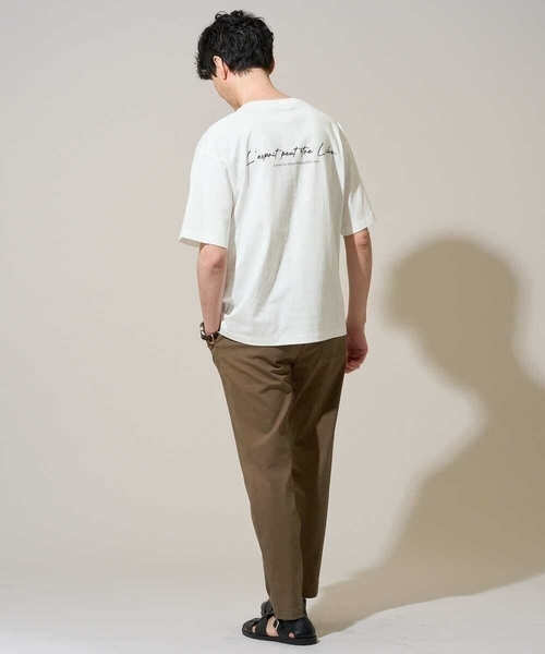a.v.v(アーヴェヴェ)の「【コラボ/接触冷感】フォトグラファーコラボワイドシルエットカットソー(Tシャツ/カットソー・メンズ・ホワイト/チャコールグレー・48/46)」の16枚目の写真