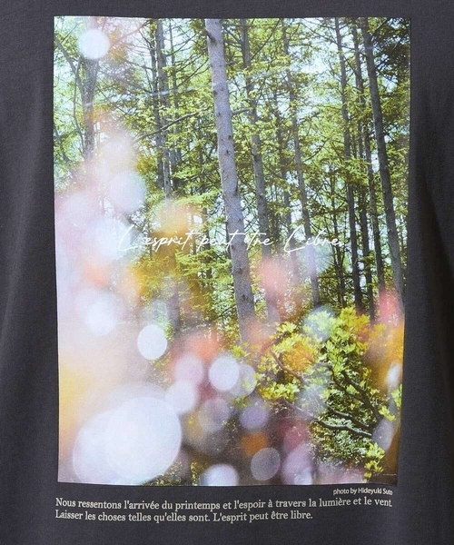 a.v.v(アーヴェヴェ)の「【コラボ/接触冷感】フォトグラファーコラボワイドシルエットカットソー(Tシャツ/カットソー・メンズ・ホワイト/チャコールグレー・48/46)」の21枚目の写真