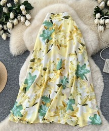 花柄 フラワープリント フレア」に該当するスカートファッション通販