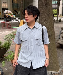 Western Stripe Lose Shirt - ウエスタンストライプルーズシャツ
