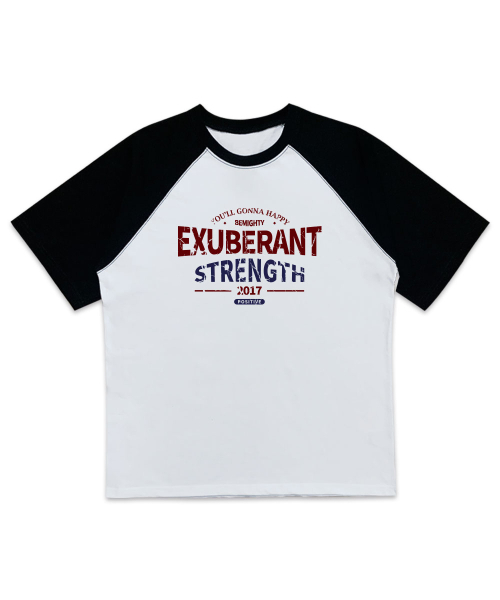 BEMIGHTY（ビーマイティー）の「レトロレタリングオーバーサイズラグラン半袖Tシャツ[クリーム]（Tシャツ/カットソー・メンズ・クリーム・MEDIUM/LARGE/X-LARGE）」の2枚目の写真