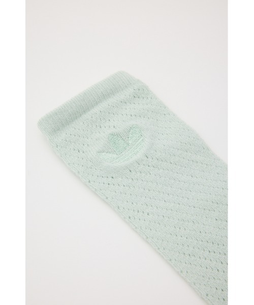 adidas Originals（アディダスオリジナルス）の「クロシェ クルーソックス 2足組（ソックス/靴下・レディース・ホワイト系その他2/ピンク系その他・MEDIUM/SMALL）」の7枚目の写真