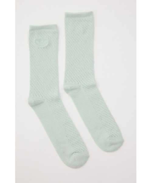 adidas Originals（アディダスオリジナルス）の「クロシェ クルーソックス 2足組（ソックス/靴下・レディース・ホワイト系その他2/ピンク系その他・MEDIUM/SMALL）」の6枚目の写真