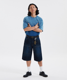 UNIFORM BRIDGE（ユニフォームブリッジ）の「double knee denim shorts dark indigo（デニムパンツ）」