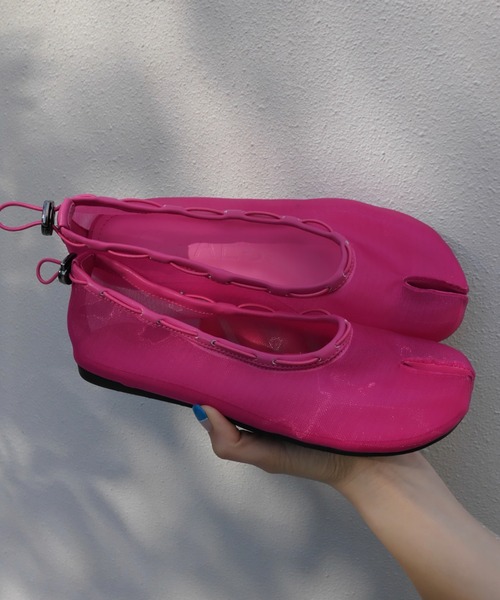 PAES(ペイズ)の「【BILLY'S EXCLUSIVE】Mesh Air String Flat 20256 Pink(パンプス・レディース・ピンク・25.0cm/24.5cm/24.0cm/23.5cm/23.0cm/22.5cm)」の8枚目の写真