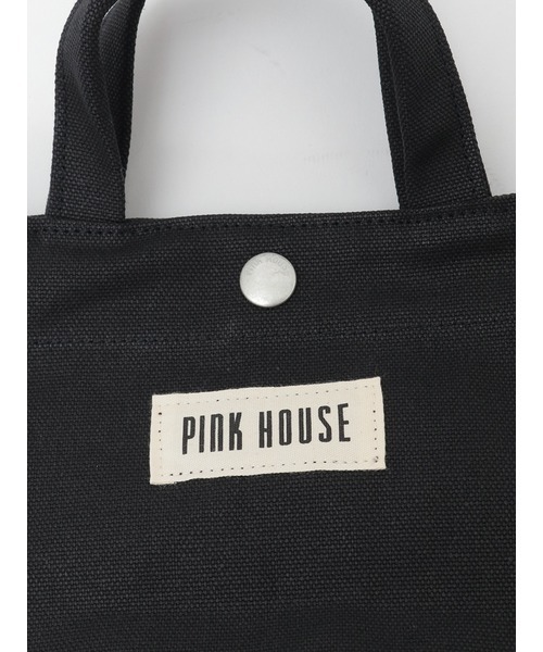 PINK HOUSE(ピンクハウス)の「ショルダー付きロゴプリントミニトート(ショルダーバッグ・レディース・レッド/ネイビー/ブラック/カーキ・フリー)」の15枚目の写真