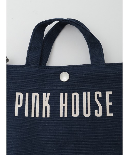 PINK HOUSE(ピンクハウス)の「ショルダー付きロゴプリントミニトート(ショルダーバッグ・レディース・レッド/ネイビー/ブラック/カーキ・フリー)」の17枚目の写真