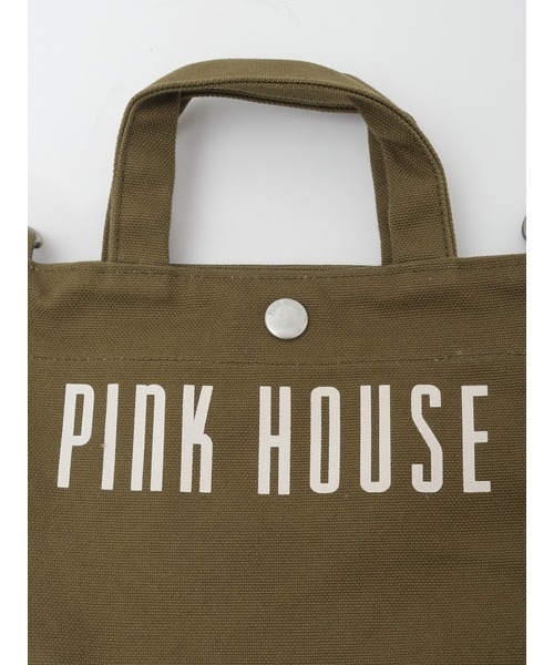 PINK HOUSE(ピンクハウス)の「ショルダー付きロゴプリントミニトート(ショルダーバッグ・レディース・レッド/ネイビー/ブラック/カーキ・フリー)」の20枚目の写真
