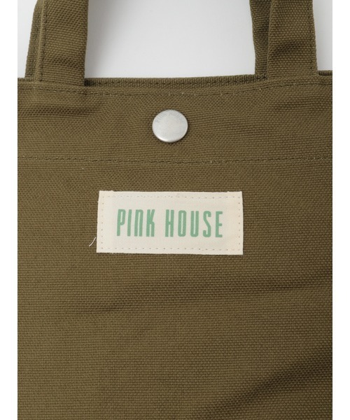 PINK HOUSE(ピンクハウス)の「ショルダー付きロゴプリントミニトート(ショルダーバッグ・レディース・レッド/ネイビー/ブラック/カーキ・フリー)」の21枚目の写真