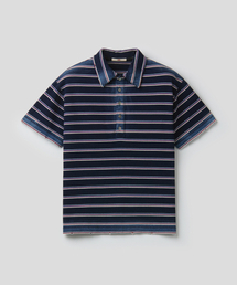 MMIC（エムエムアイシー）の「SUNSTRIPE POLO (NAVY)（ポロシャツ）」