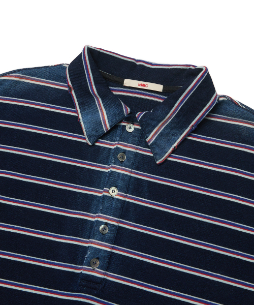 MMIC（エムエムアイシー）の「SUNSTRIPE POLO (NAVY)（ポロシャツ・メンズ・その他・LARGE/MEDIUM）」の5枚目の写真