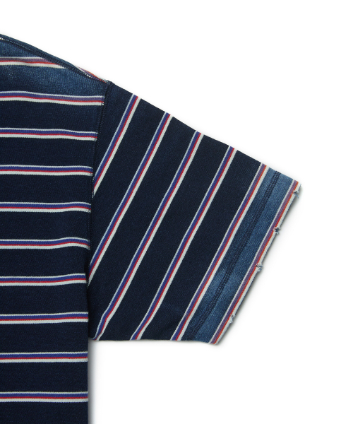 MMIC（エムエムアイシー）の「SUNSTRIPE POLO (NAVY)（ポロシャツ・メンズ・その他・LARGE/MEDIUM）」の4枚目の写真