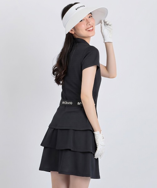 archivio（アルチビオ）の「【WEB限定商品】ティアード切替UV速乾ワンピース（ワンピース・レディース・ブラック/レッド・L/M/S）」の12枚目の写真