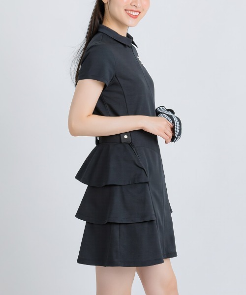 archivio（アルチビオ）の「【WEB限定商品】ティアード切替UV速乾ワンピース（ワンピース・レディース・ブラック/レッド・L/M/S）」の11枚目の写真