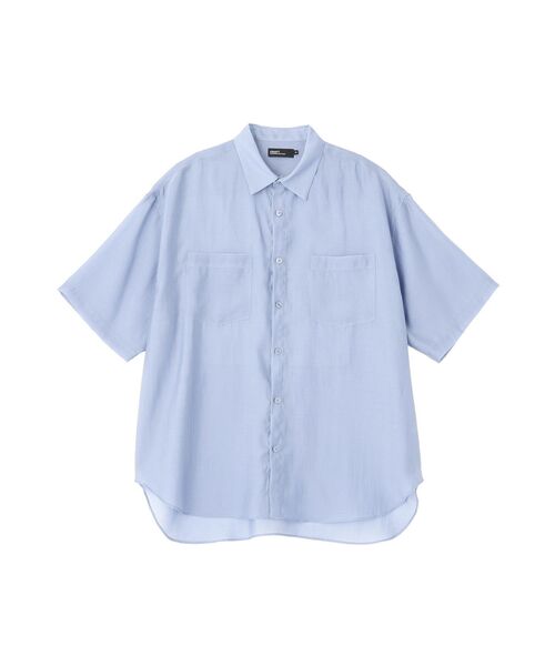 CRAFT STANDARD BOUTIQUE(クラフトスタンダードブティック)の「シアー半袖シャツ(シャツ/ブラウス・メンズ・ブルー/ブラック/ベージュ・M/L)」の8枚目の写真
