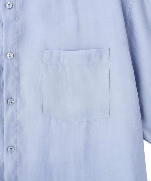 CRAFT STANDARD BOUTIQUE(クラフトスタンダードブティック)の「シアー半袖シャツ(シャツ/ブラウス・メンズ・ブルー/ブラック/ベージュ・M/L)」の12枚目の写真