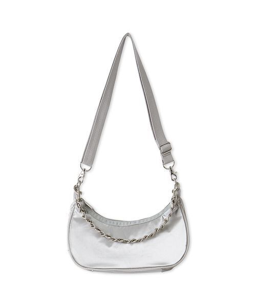 LeSportsac(レスポートサック)の「【SNIDEL×LeSportsac】CHAIN SM CONV HOBO(ショルダーバッグ・レディース・シルバー/イエロー/ブラック・F)」の22枚目の写真