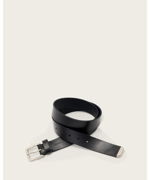 ALLSAINTS(オールセインツ)の「MARTIN LEATHER BELT | MARTIN レザー ベルト(ベルト・メンズ・ブラック・30/32)」の1枚目の写真