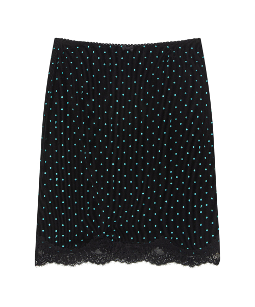 HIGHTIDEFRANKIE（ハイタイドフランキー）の「Lace Ribbon Midi Skirt Black（スカート・レディース・ブラック・FREE）」の11枚目の写真