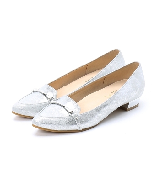 LE TALON(ルタロン)の「3cmポインテッドビットローファー◆(ローファー・レディース・ネイビー/ブラック/シルバー/ベージュ・37.5/37/38/35.5/36/36.5)」の4枚目の写真